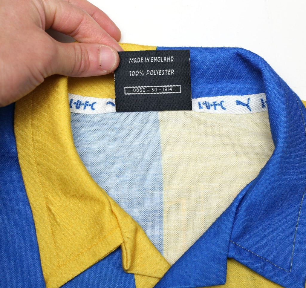 1997/99 RADEBE #5 Leeds United Vintage PUMA Away Football Shirt (S/M)