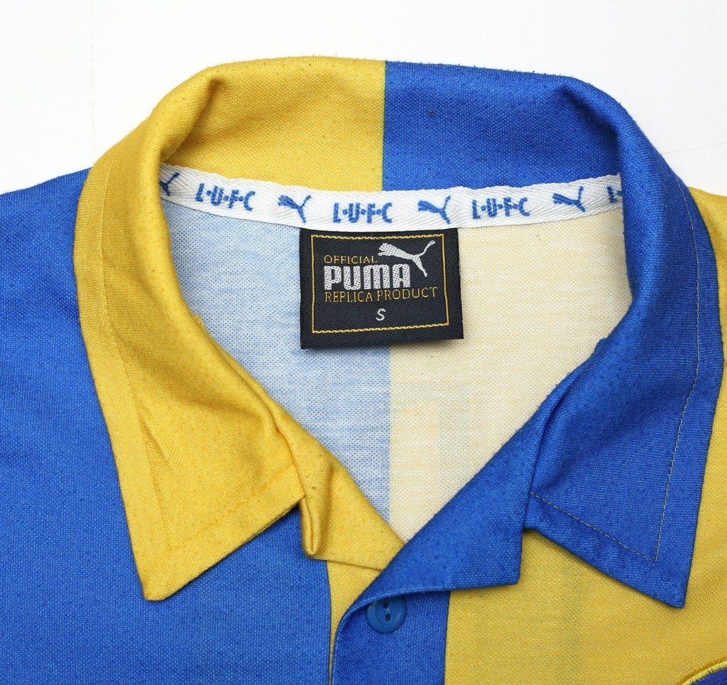 1997/99 RADEBE #5 Leeds United Vintage PUMA Away Football Shirt (S/M)
