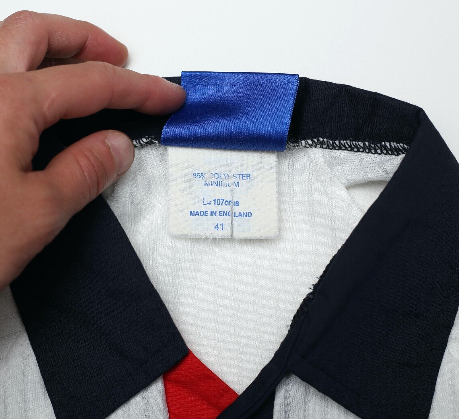 1997/99 SHEARER #9 England Vintage Umbro Home Football Shirt M/L