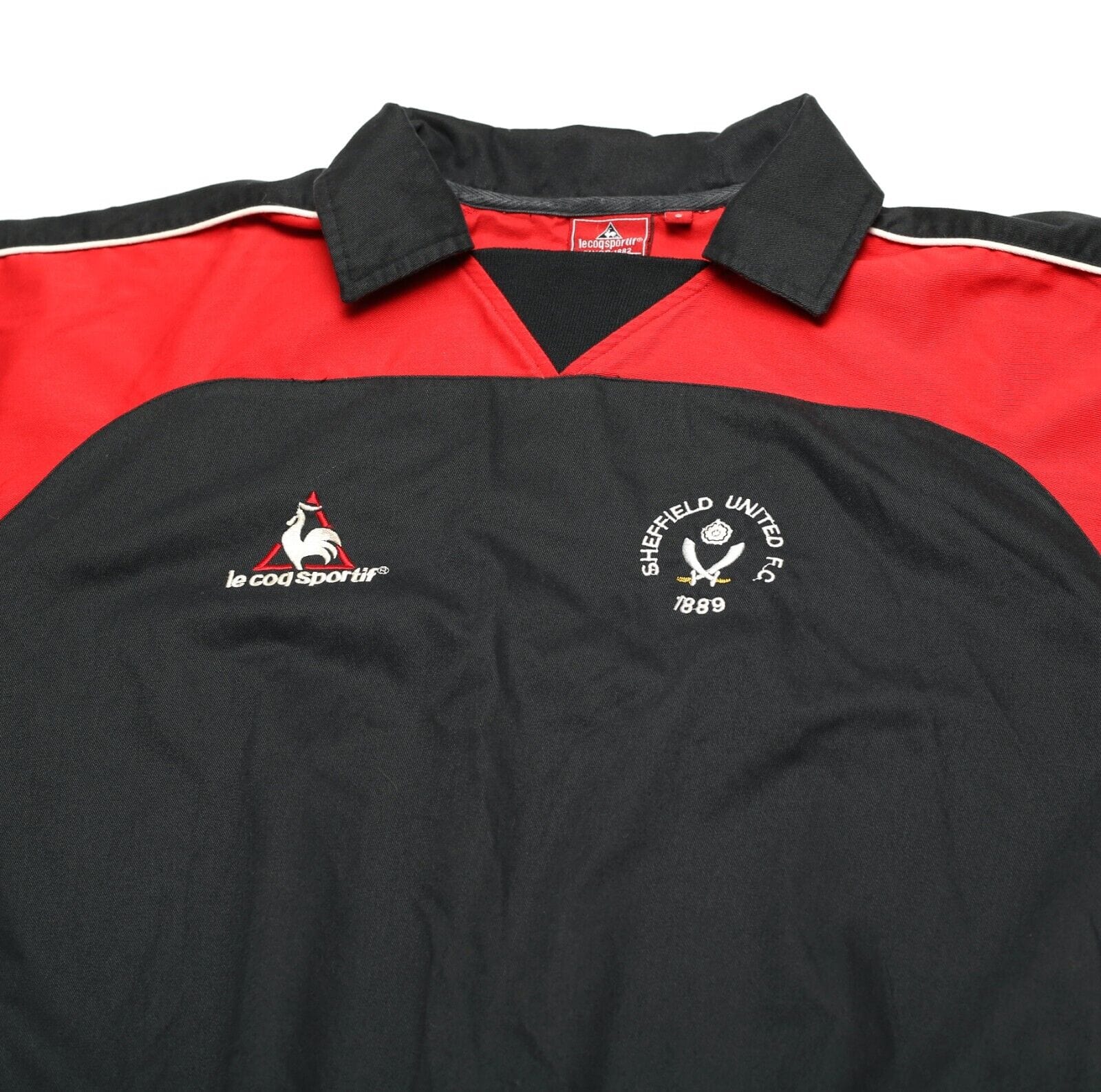 1997 99 SHEFFIELD UNITED Vintage le coq sportif Football Drill Track T Football Shirt Collective