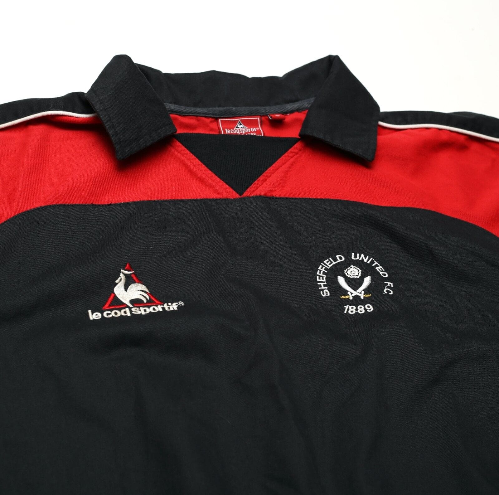 1997 99 SHEFFIELD UNITED Vintage le coq sportif Football Drill Track T Football Shirt Collective