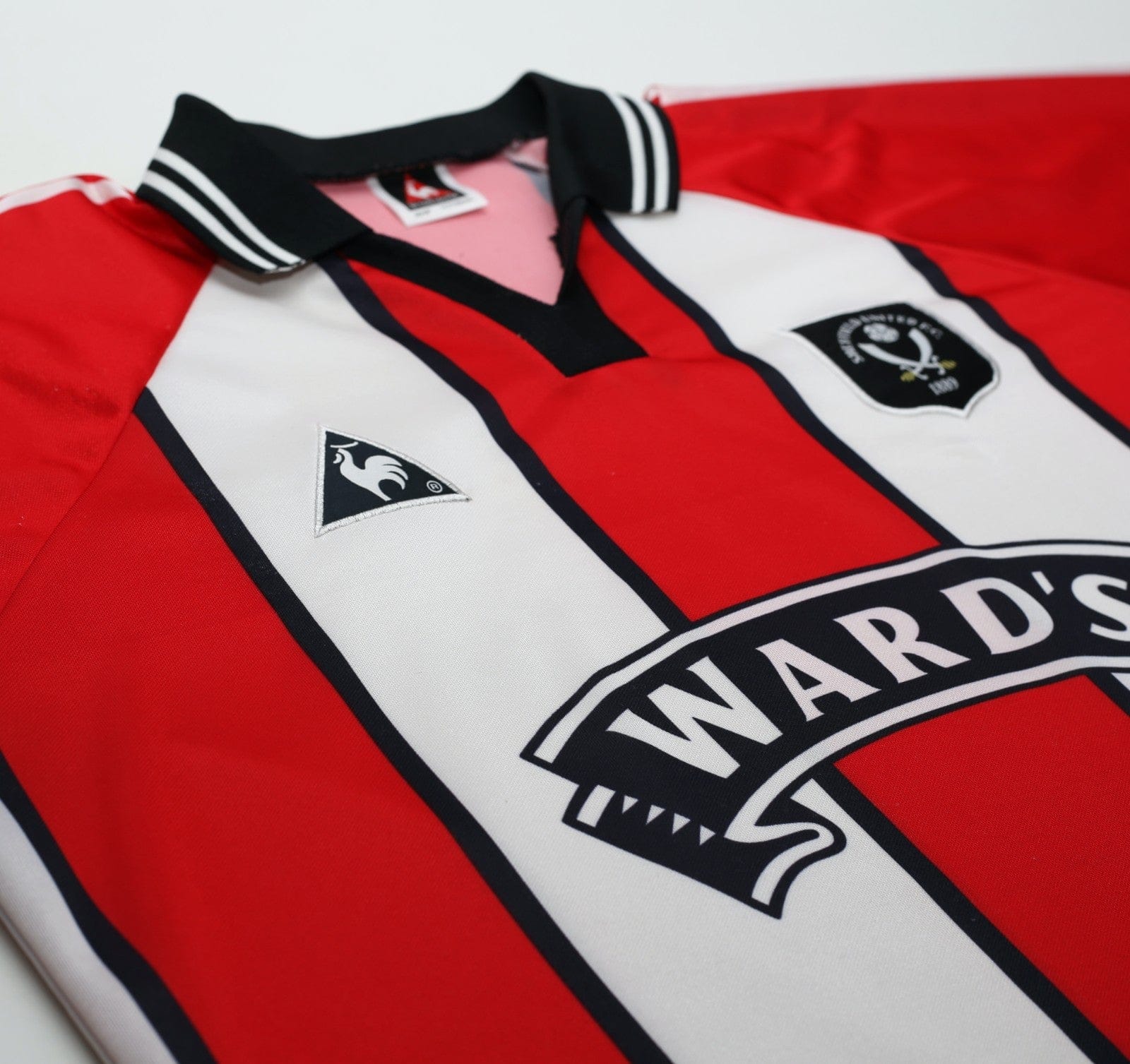 1997/99 SHEFFIELD UNITED Vintage le coq sportif Home Football Shirt (XL) 44/46