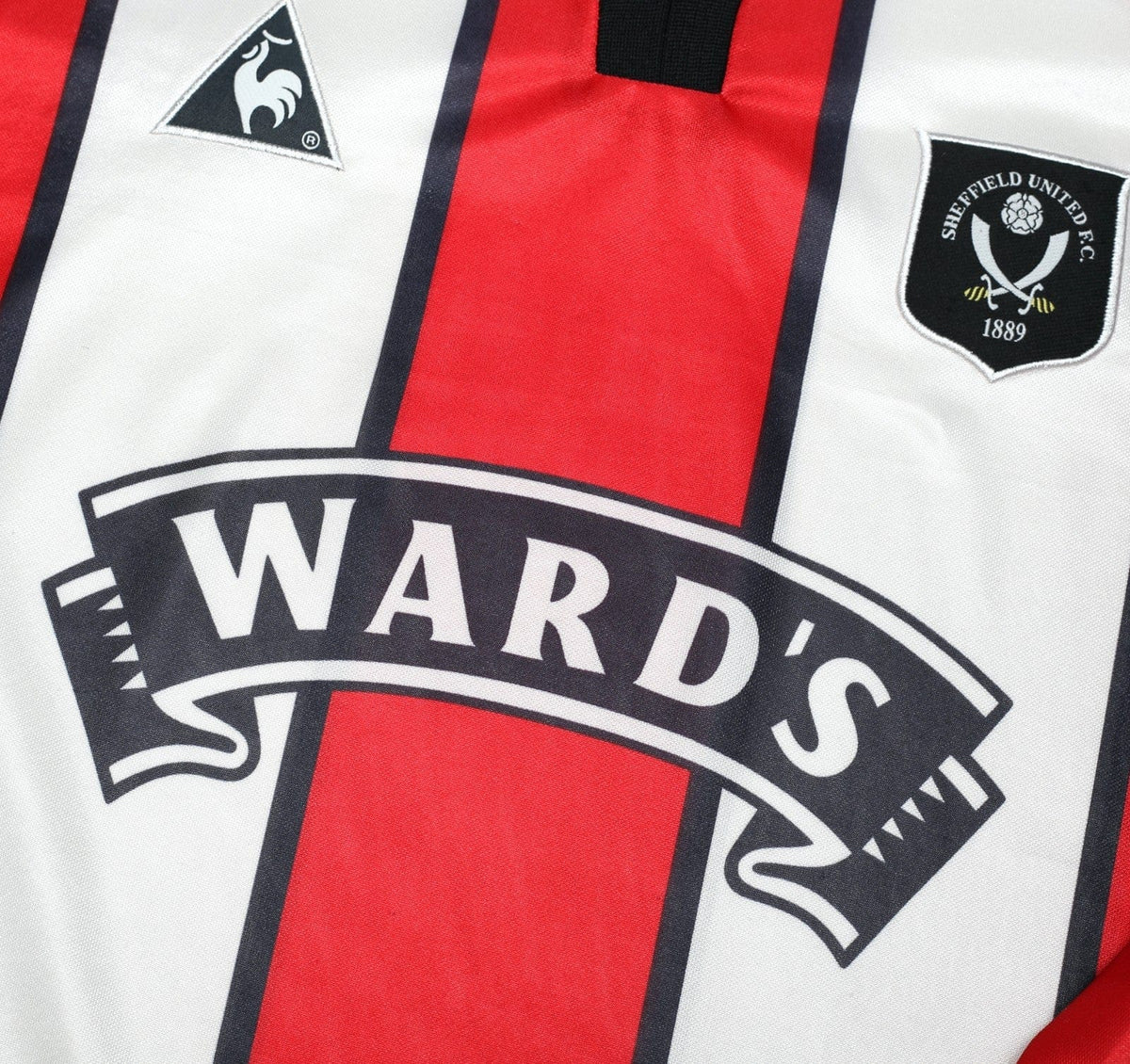 1997/99 SHEFFIELD UNITED Vintage le coq sportif Home Football Shirt (XL) 44/46