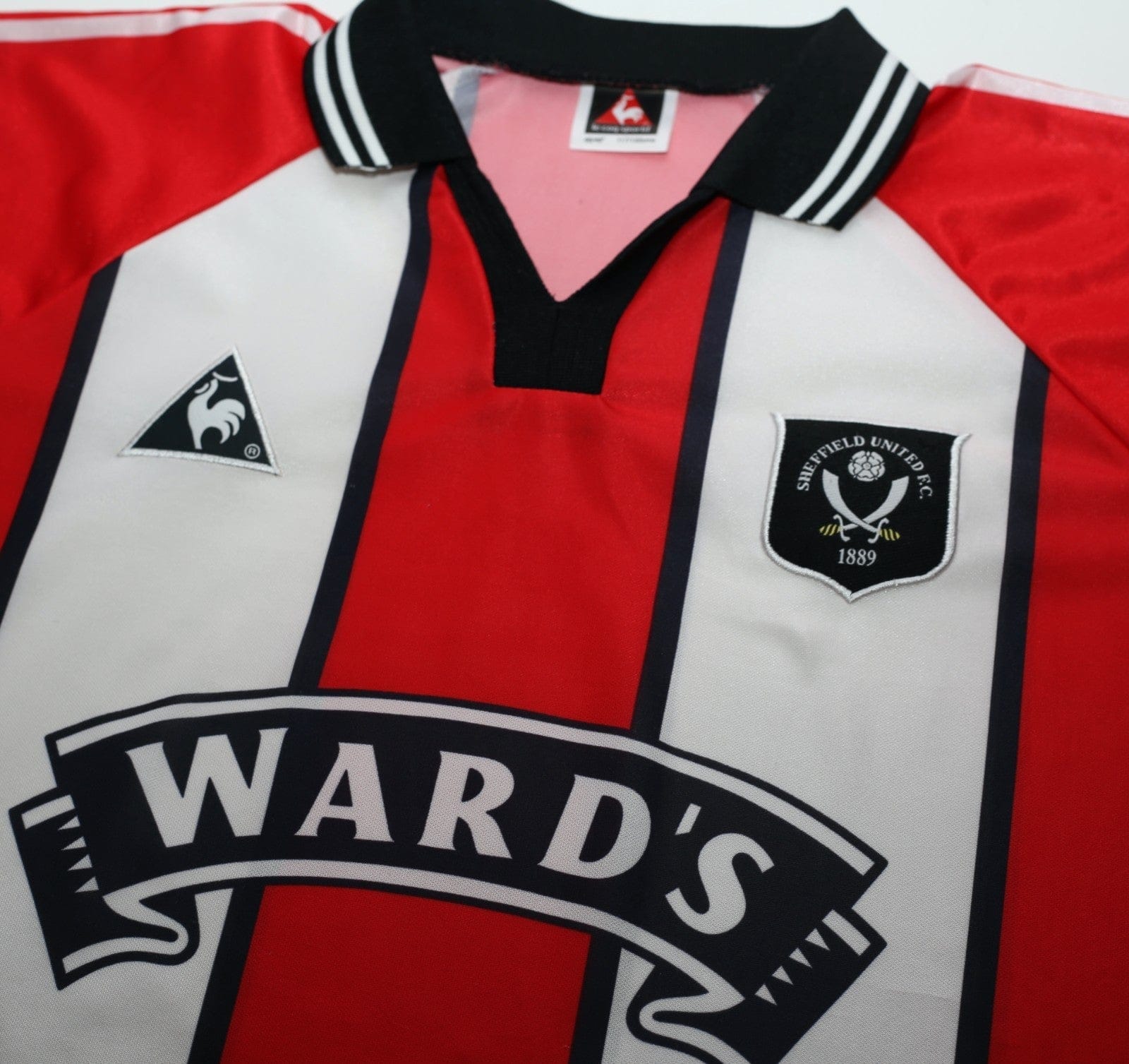 1997/99 SHEFFIELD UNITED Vintage le coq sportif Home Football Shirt (XL) 44/46