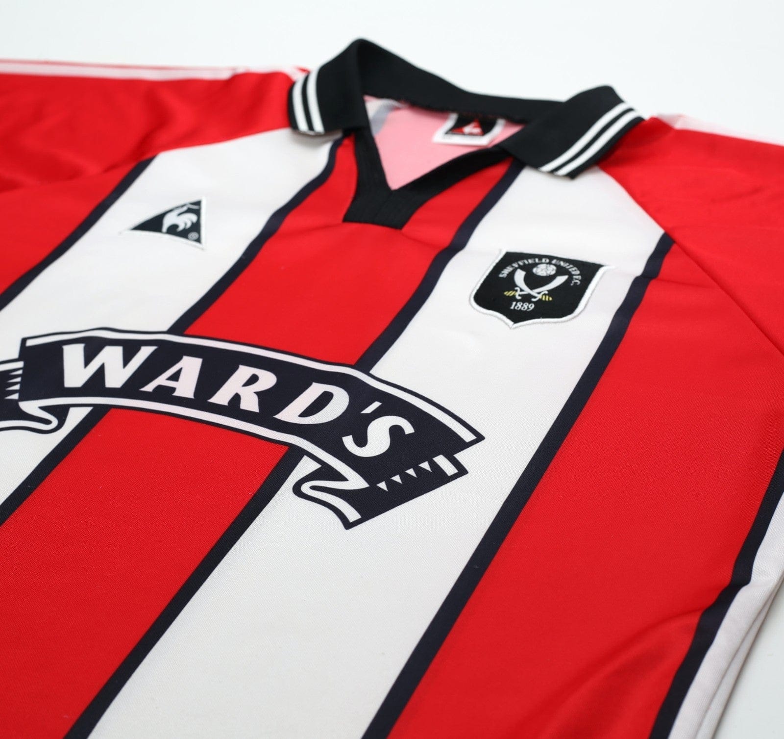 1997/99 SHEFFIELD UNITED Vintage le coq sportif Home Football Shirt (XL) 44/46