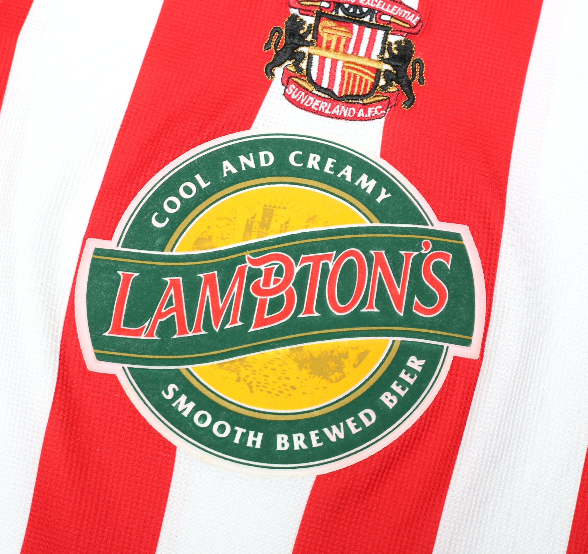 1997/99 Sunderland Vintage Asics Home Football Shirt (L)