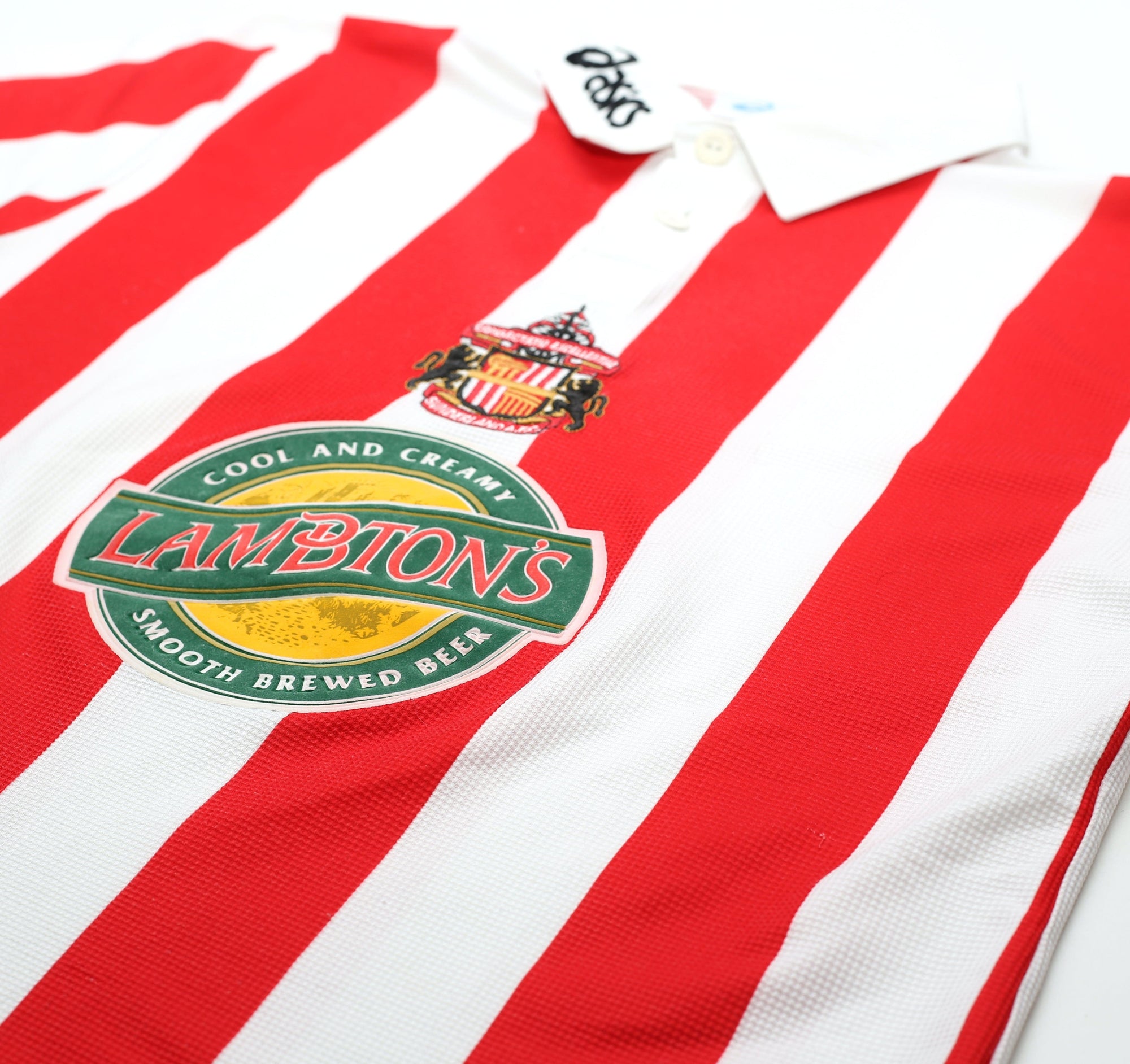 1997/99 Sunderland Vintage Asics Home Football Shirt (L)