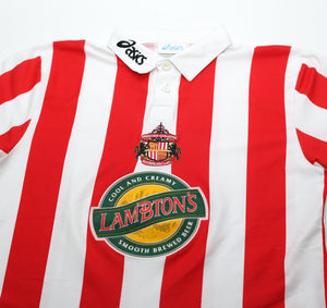 1997/99 Sunderland Vintage Asics Home Football Shirt (L)