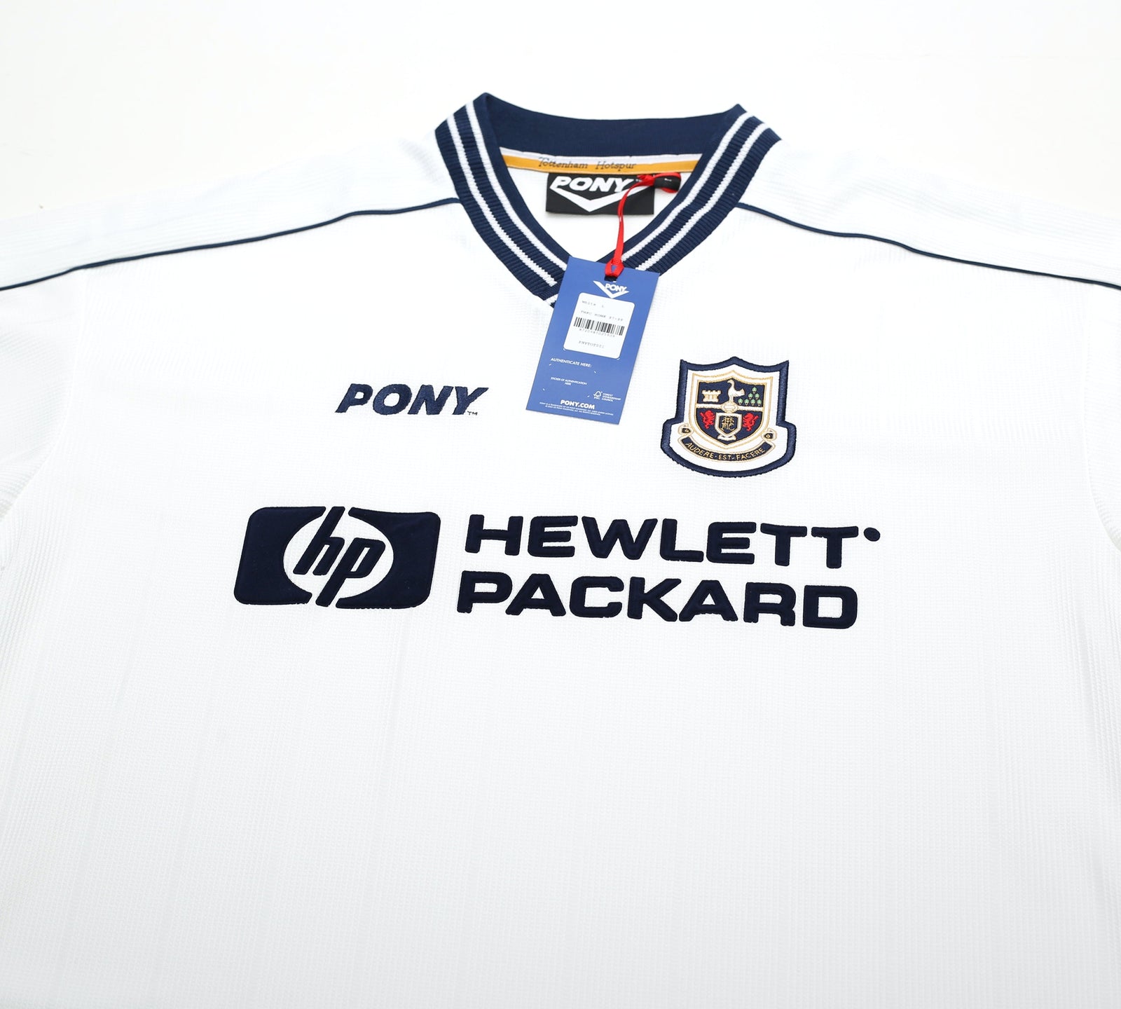 1997/99 TOTTENHAM HOTSPUR Retro PONY Reissue Home Football Shirt