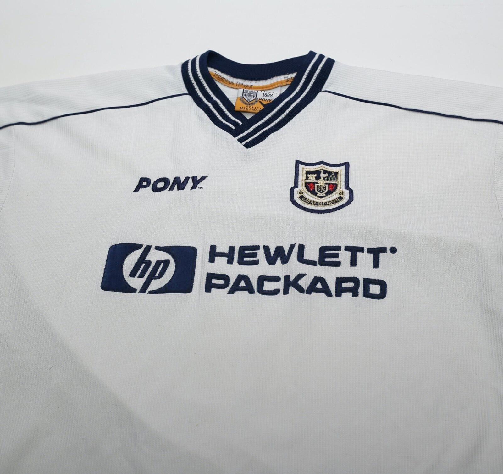 1997/99 TOTTENHAM HOTSPUR Vintage PONY Home Football Shirt (L)