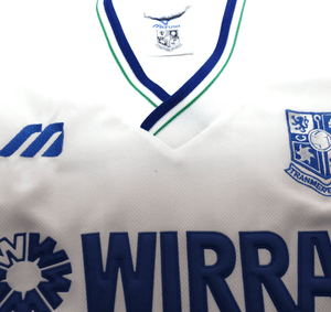 1997/99 TRANMERE ROVERS Vintage Mizuno Home Football Shirt (M) 38/40