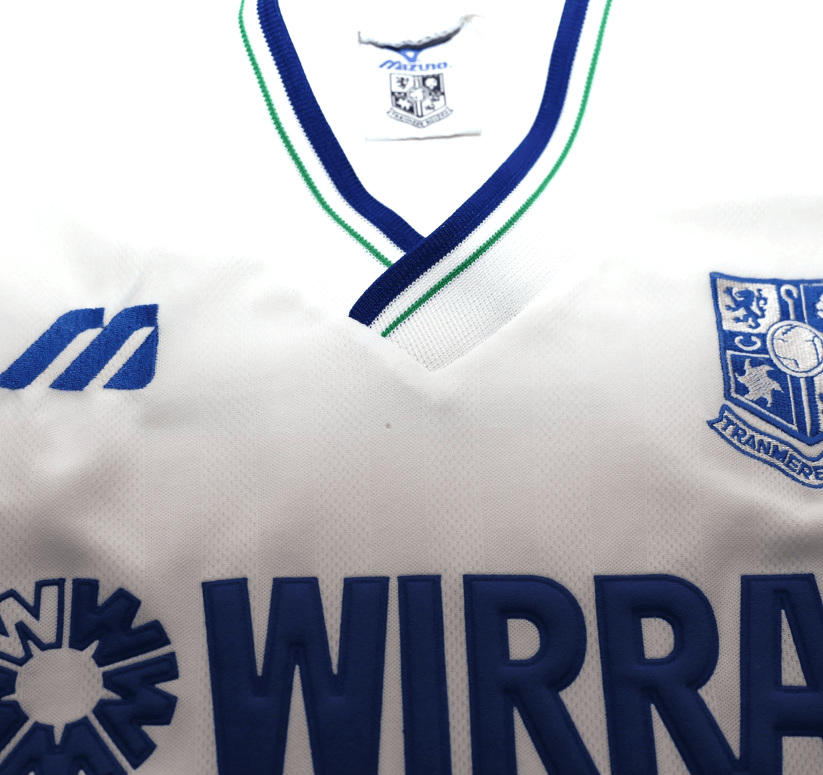1997/99 TRANMERE ROVERS Vintage Mizuno Home Football Shirt (M) 38/40