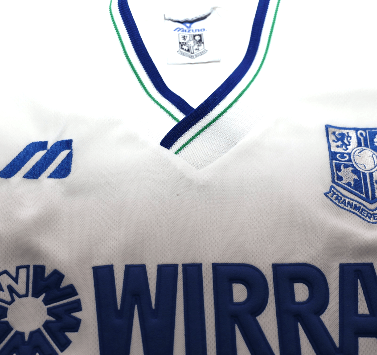 1997/99 TRANMERE ROVERS Vintage Mizuno Home Football Shirt (M) 38/40