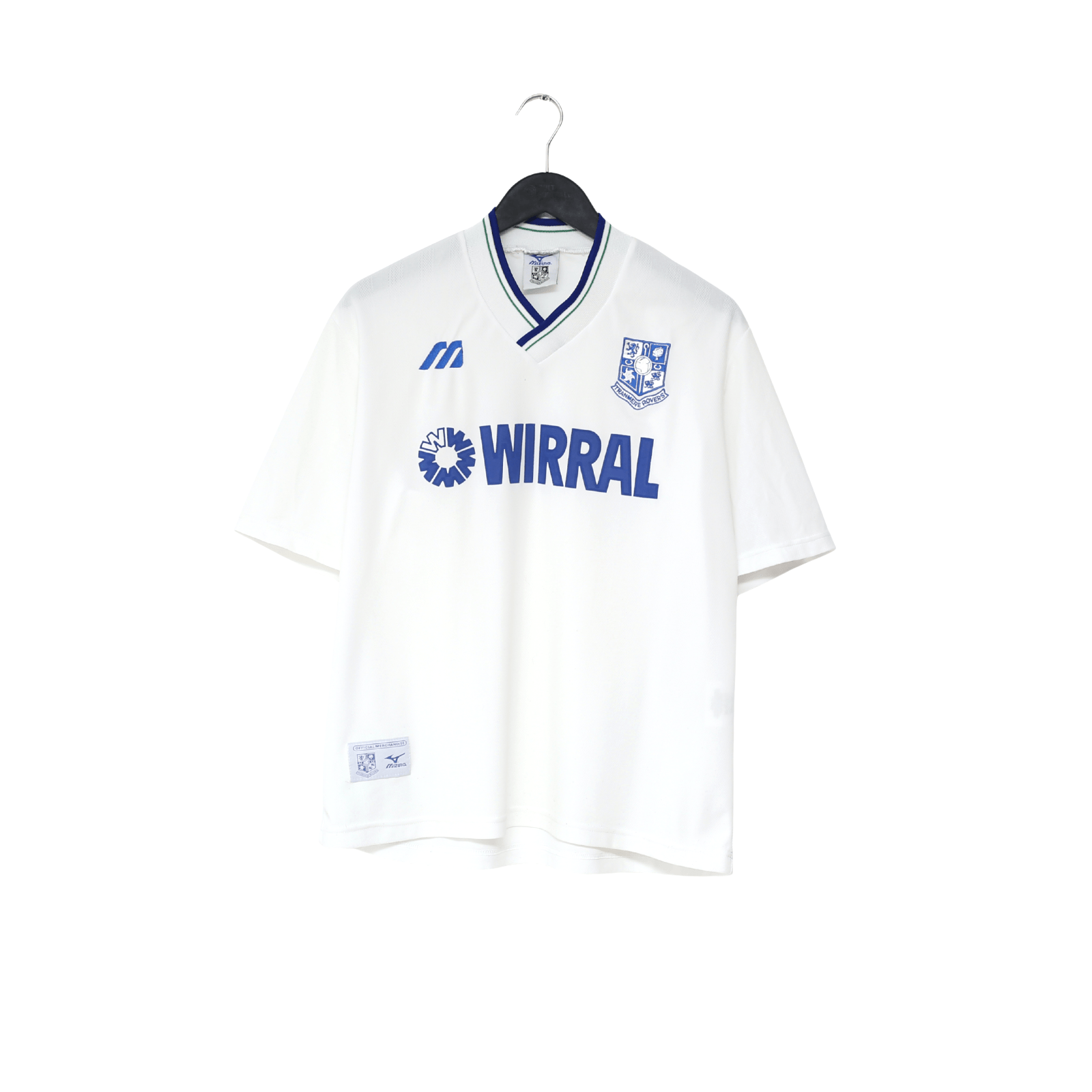 1997/99 TRANMERE ROVERS Vintage Mizuno Home Football Shirt (M) 38/40