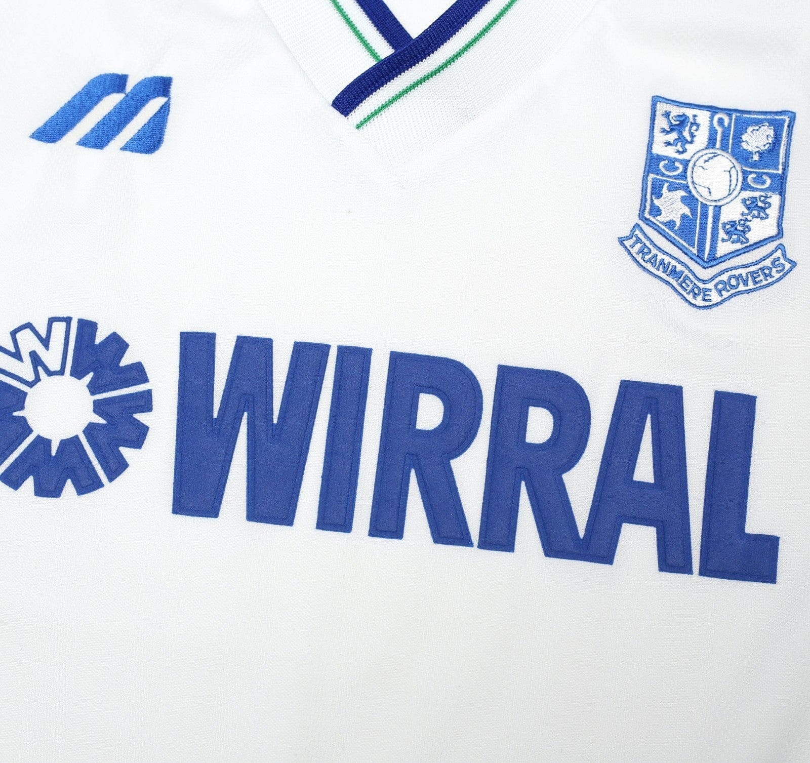 1997/99 TRANMERE ROVERS Vintage Mizuno Home Football Shirt (M) 38/40