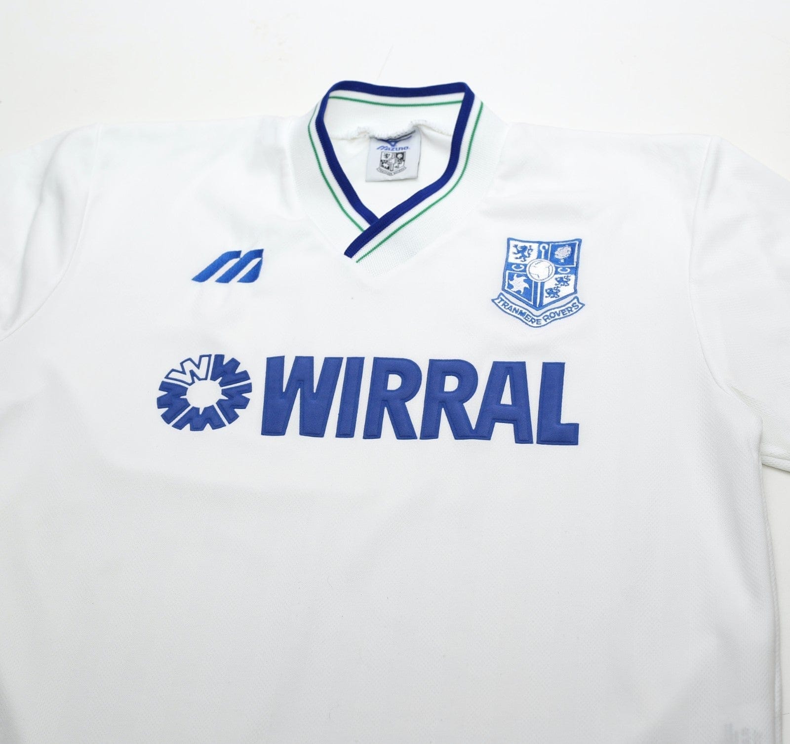 1997/99 TRANMERE ROVERS Vintage Mizuno Home Football Shirt (M) 38/40