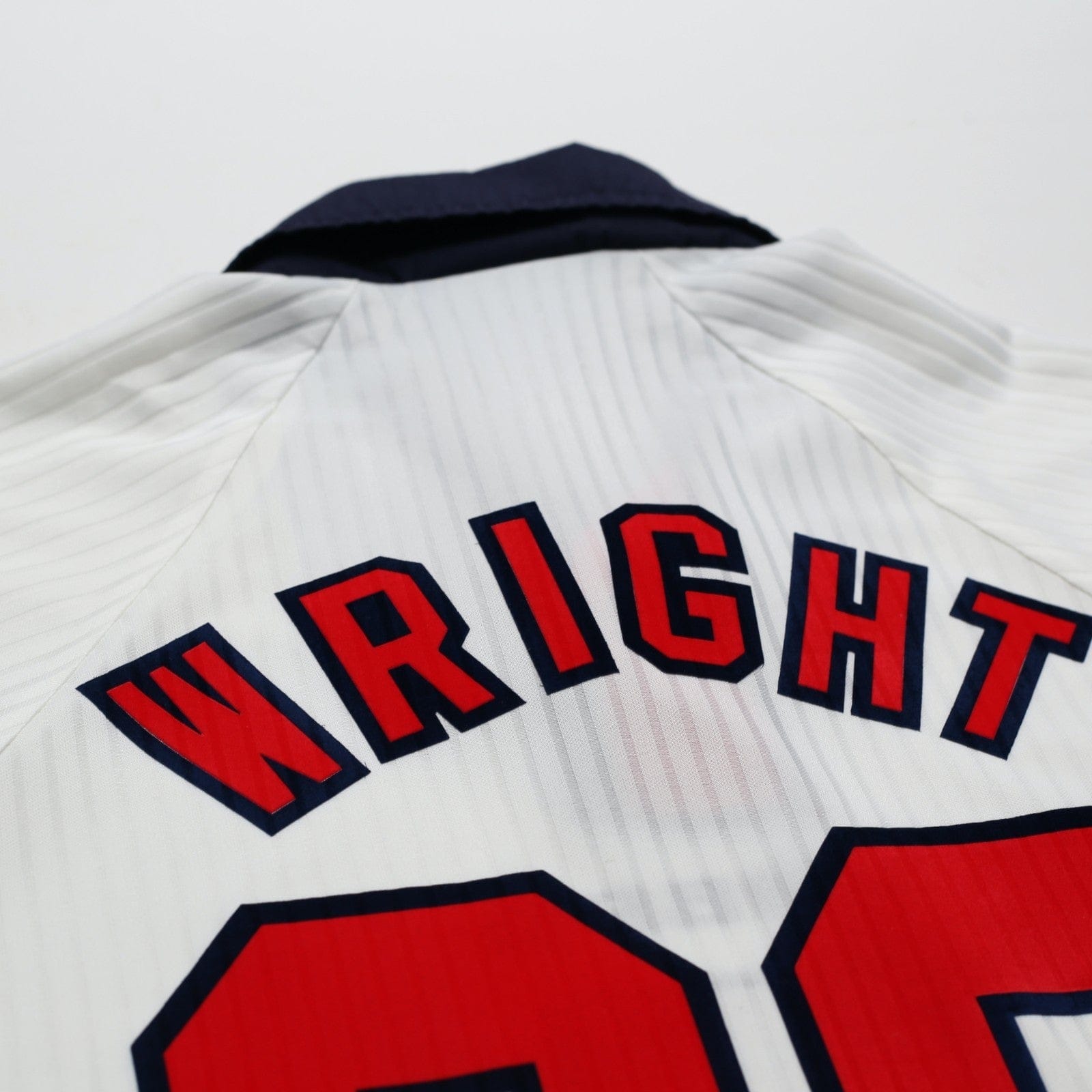 1997/99 Wright #20 England Vintage Umbro Home Football Shirt (M) WC 1998
