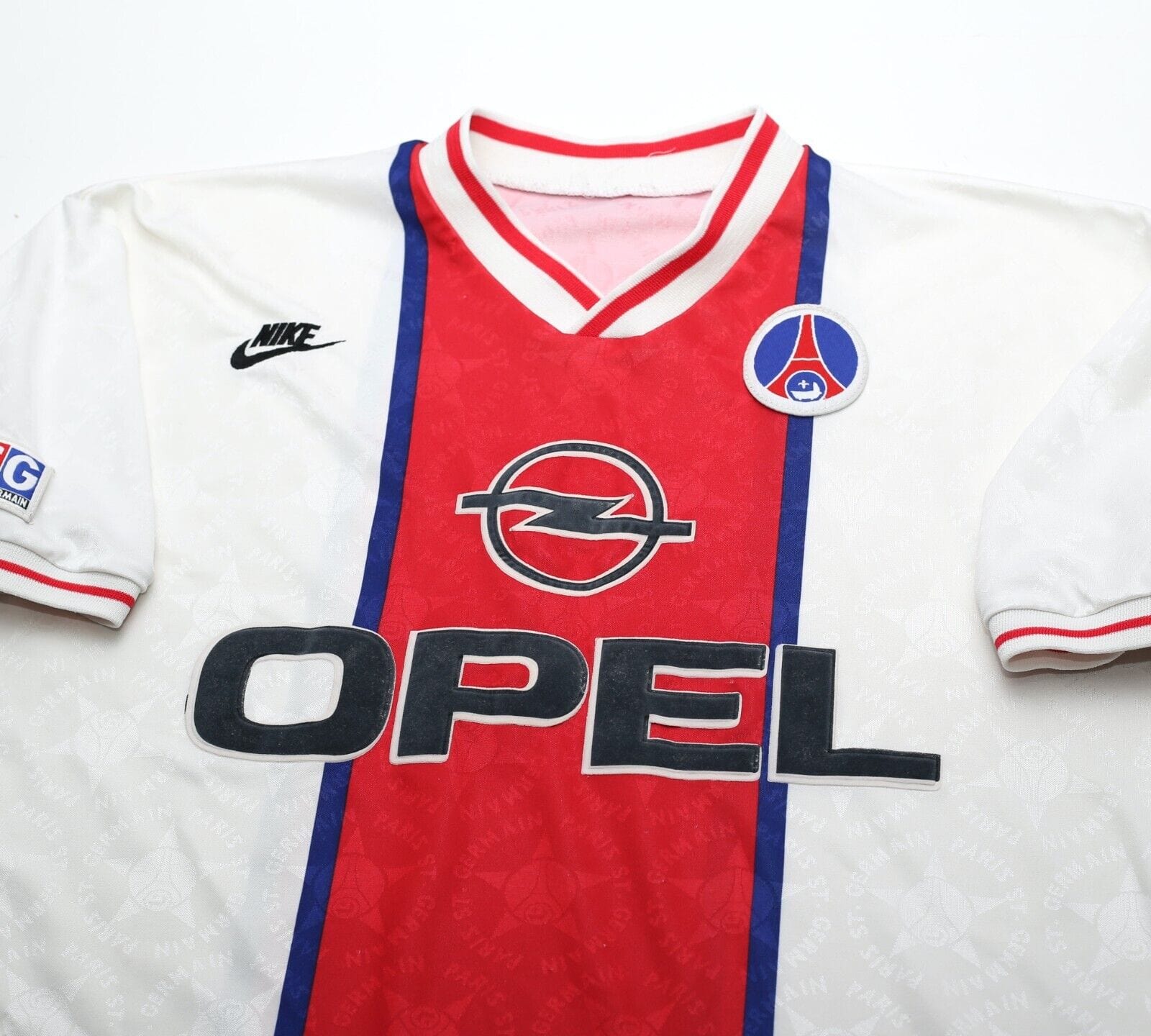 NIKE 95-96 Paris Saint-Germain ユニフォーム 1995/96 PSG Vintage Nike Away Football Shirt Jersey (XL