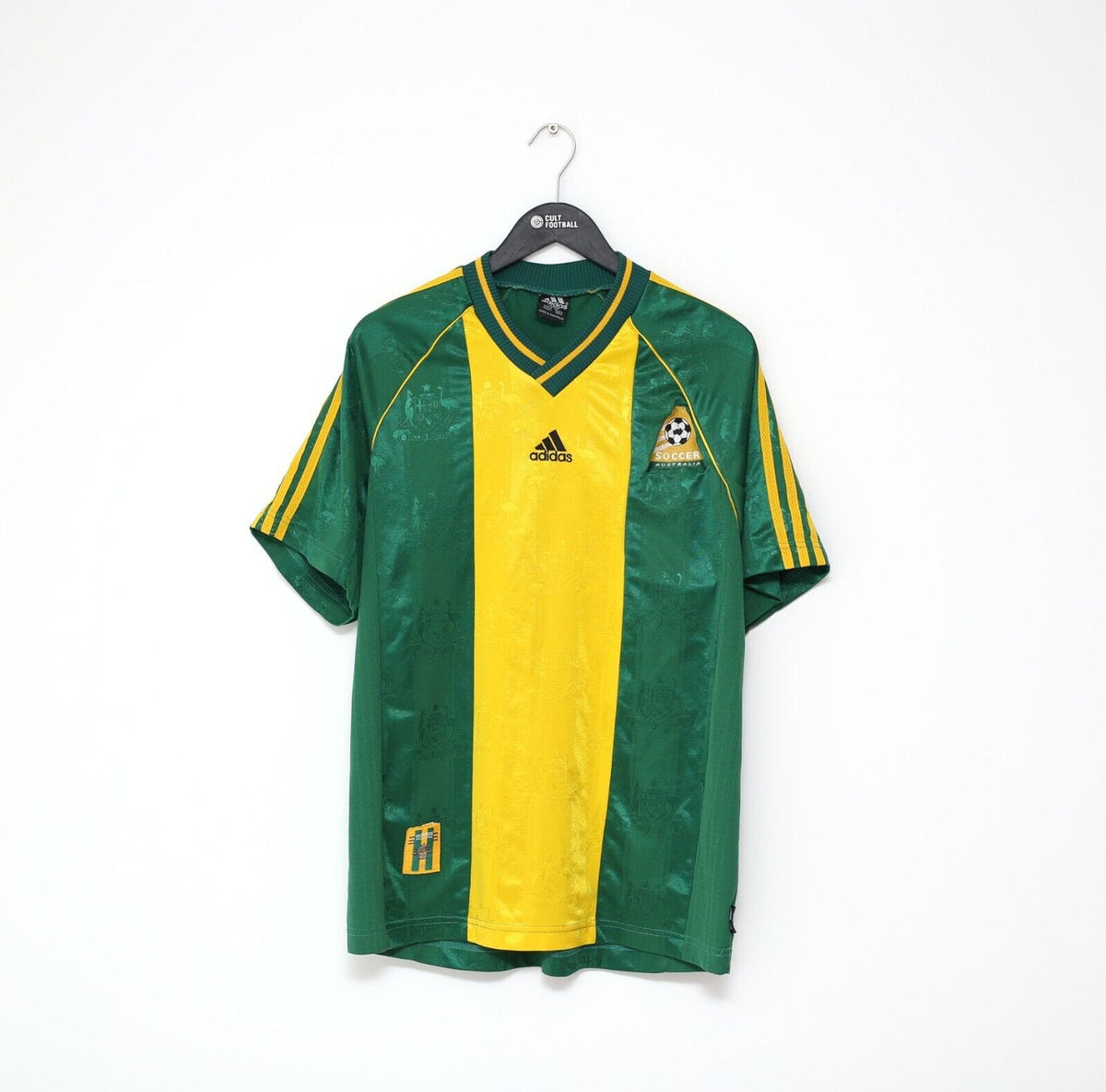 1998/00 AUSTRALIA Vintage adidas Home Football Shirt Jersey (L)