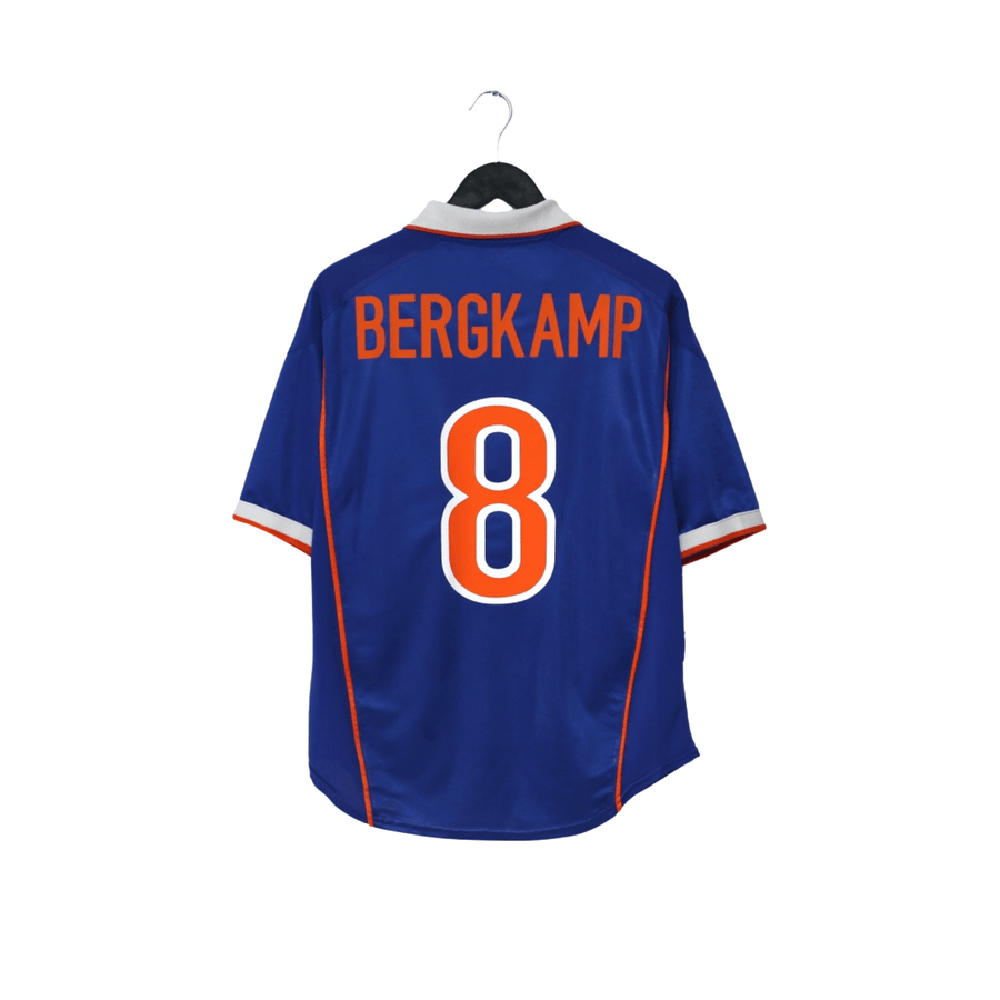 1998/00 Bergkamp #8 Holland Vintage Nike Away Football Shirt (M) Arsenal