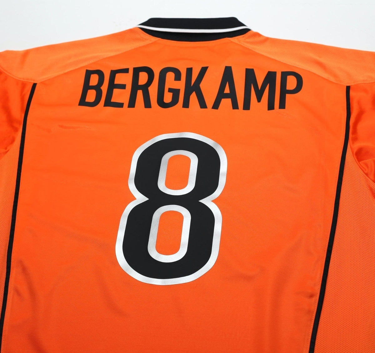 1998/00 BERGKAMP #8 Holland Vintage Nike Home Football Shirt (L) Netherlands