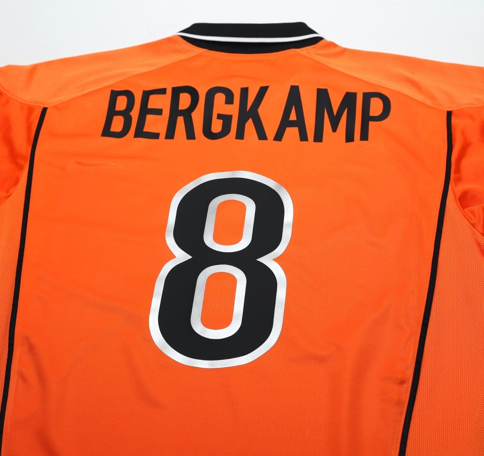 1998/00 BERGKAMP #8 Holland Vintage Nike Home Football Shirt (L) Netherlands