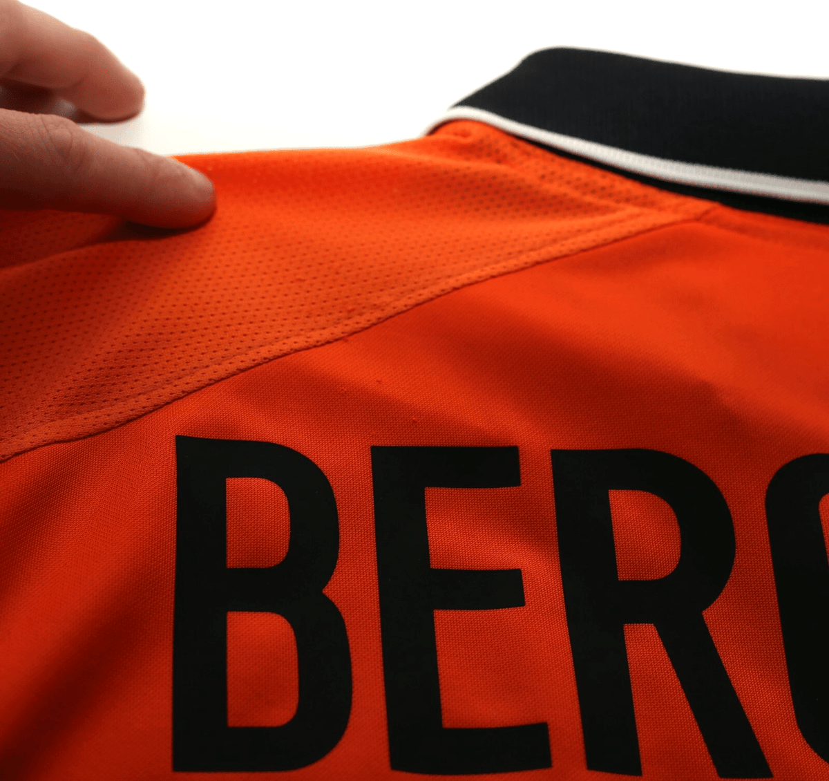 1998/00 BERGKAMP #8 Holland Vintage Nike Home Football Shirt (XL) Arsenal