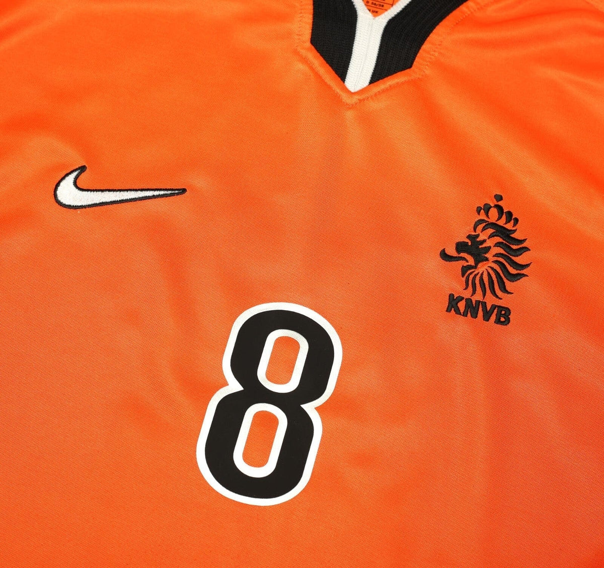 1998/00 BERGKAMP #8 Holland Vintage Nike Home Football Shirt (XL) Arsenal