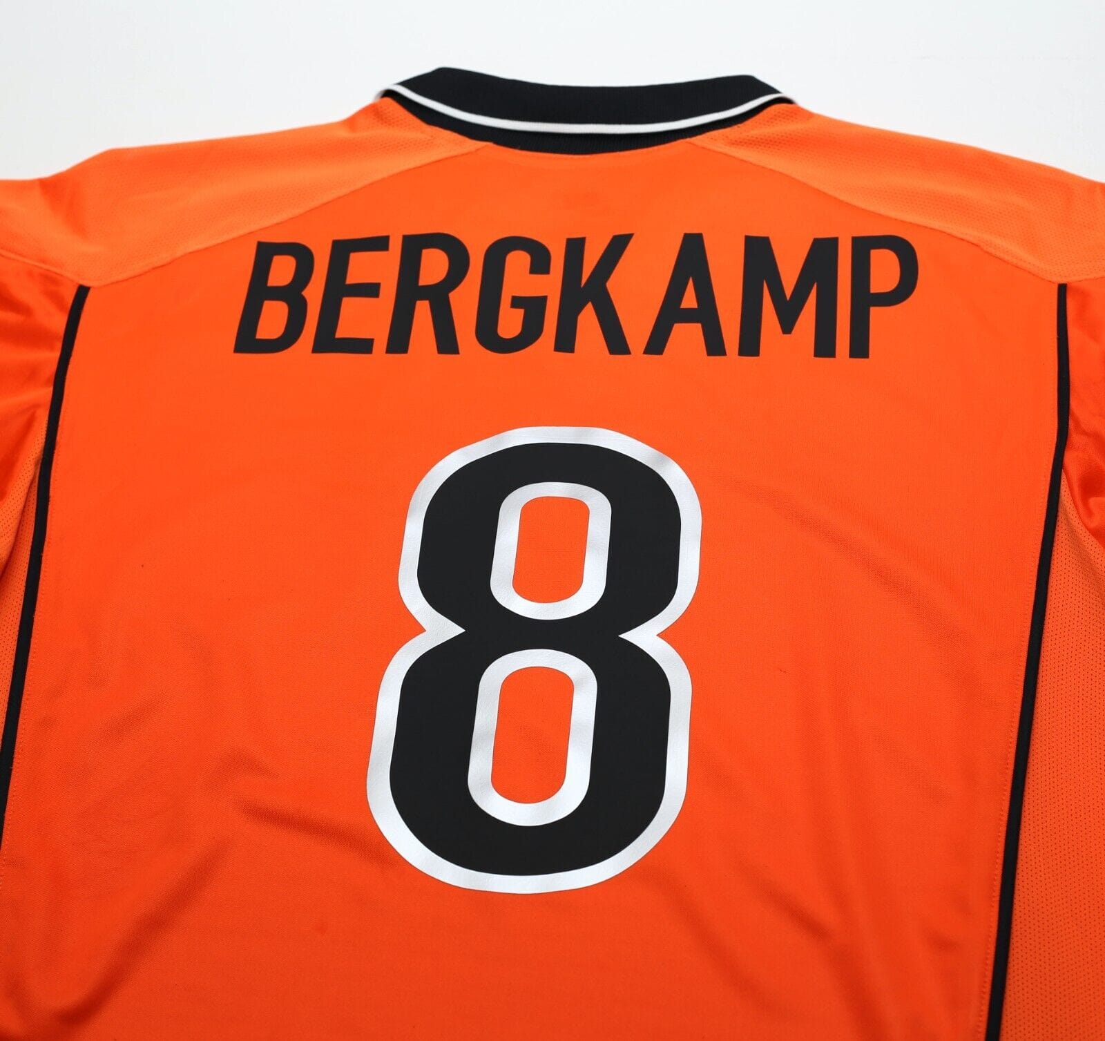 1998/00 BERGKAMP #8 Holland Vintage Nike Home Football Shirt (XL) Arsenal