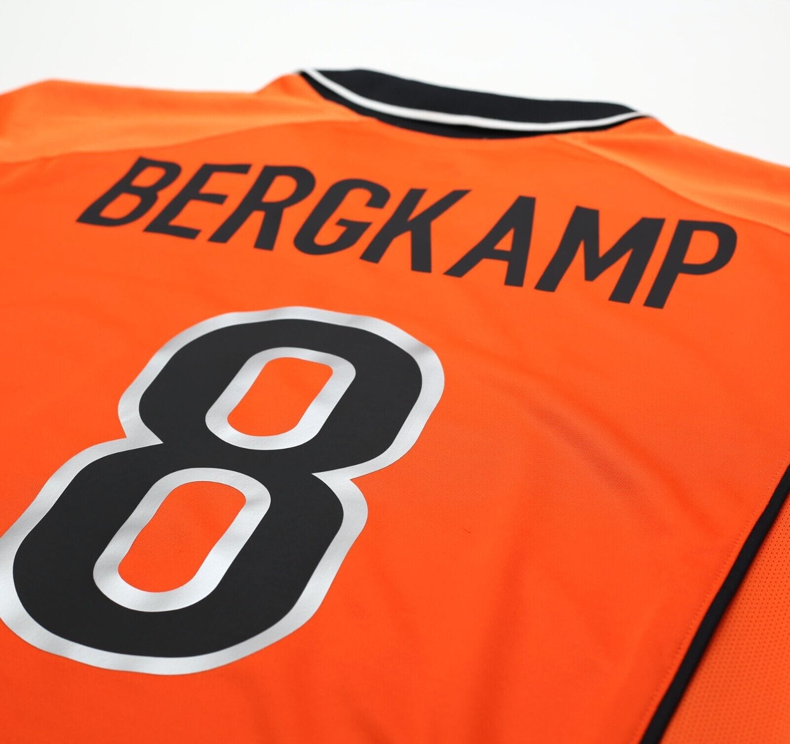 1998/00 BERGKAMP #8 Holland Vintage Nike Home Football Shirt (XL) Arsenal