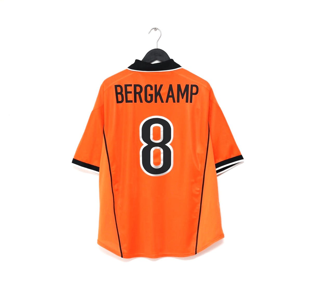 1998/00 BERGKAMP #8 Holland Vintage Nike Home Football Shirt (XL) Arsenal