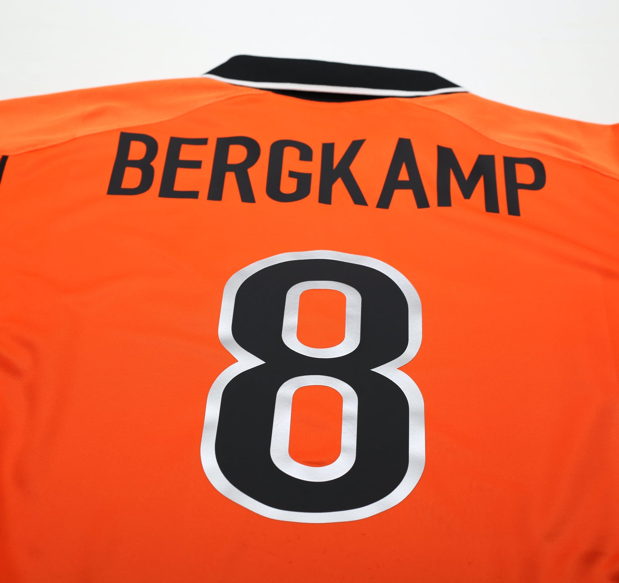 1998/00 BERGKAMP #8 Holland Vintage Nike Home Football Shirt (XL) Arsenal