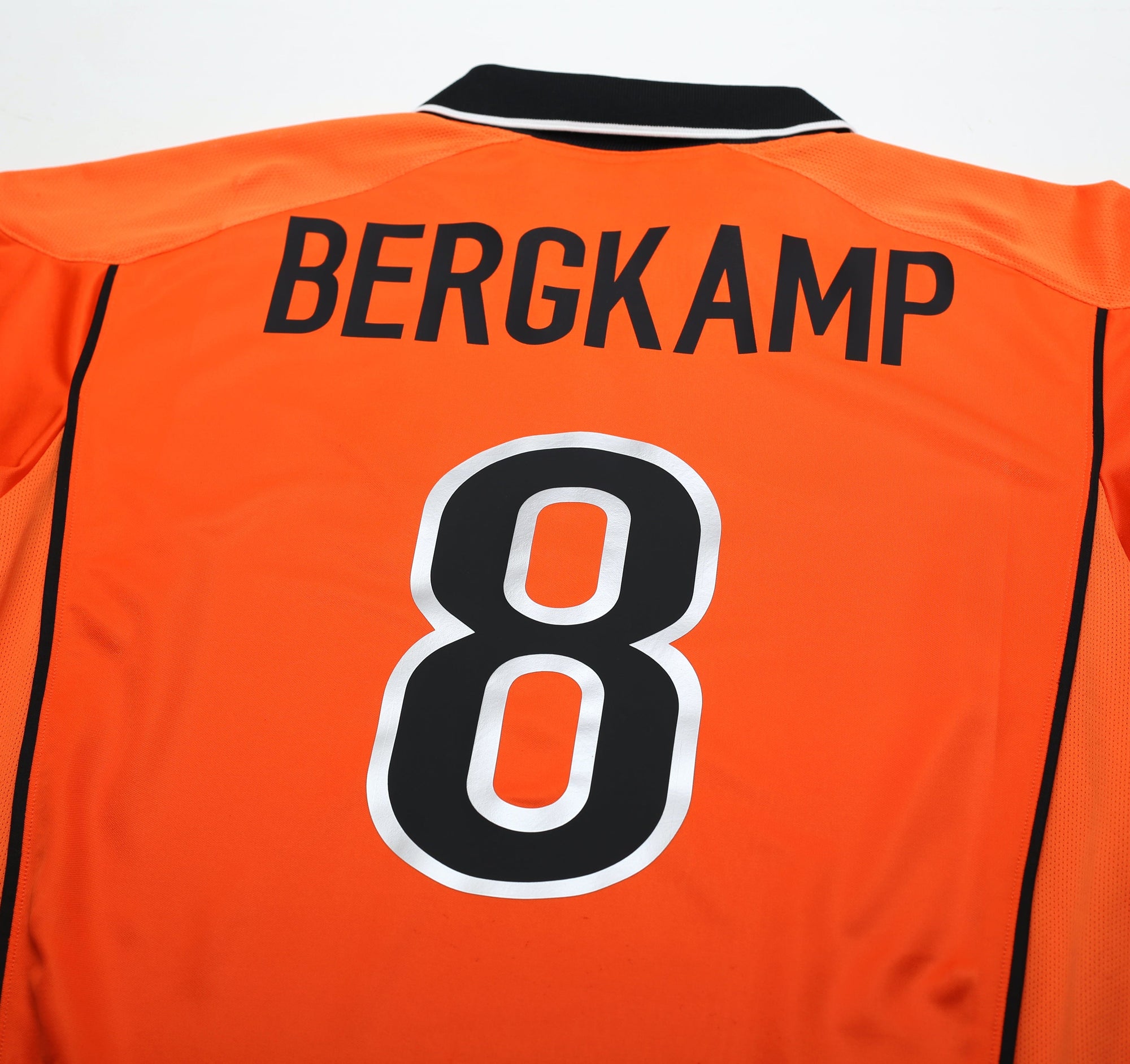 1998/00 BERGKAMP #8 Holland Vintage Nike Home Football Shirt (XL) Arsenal