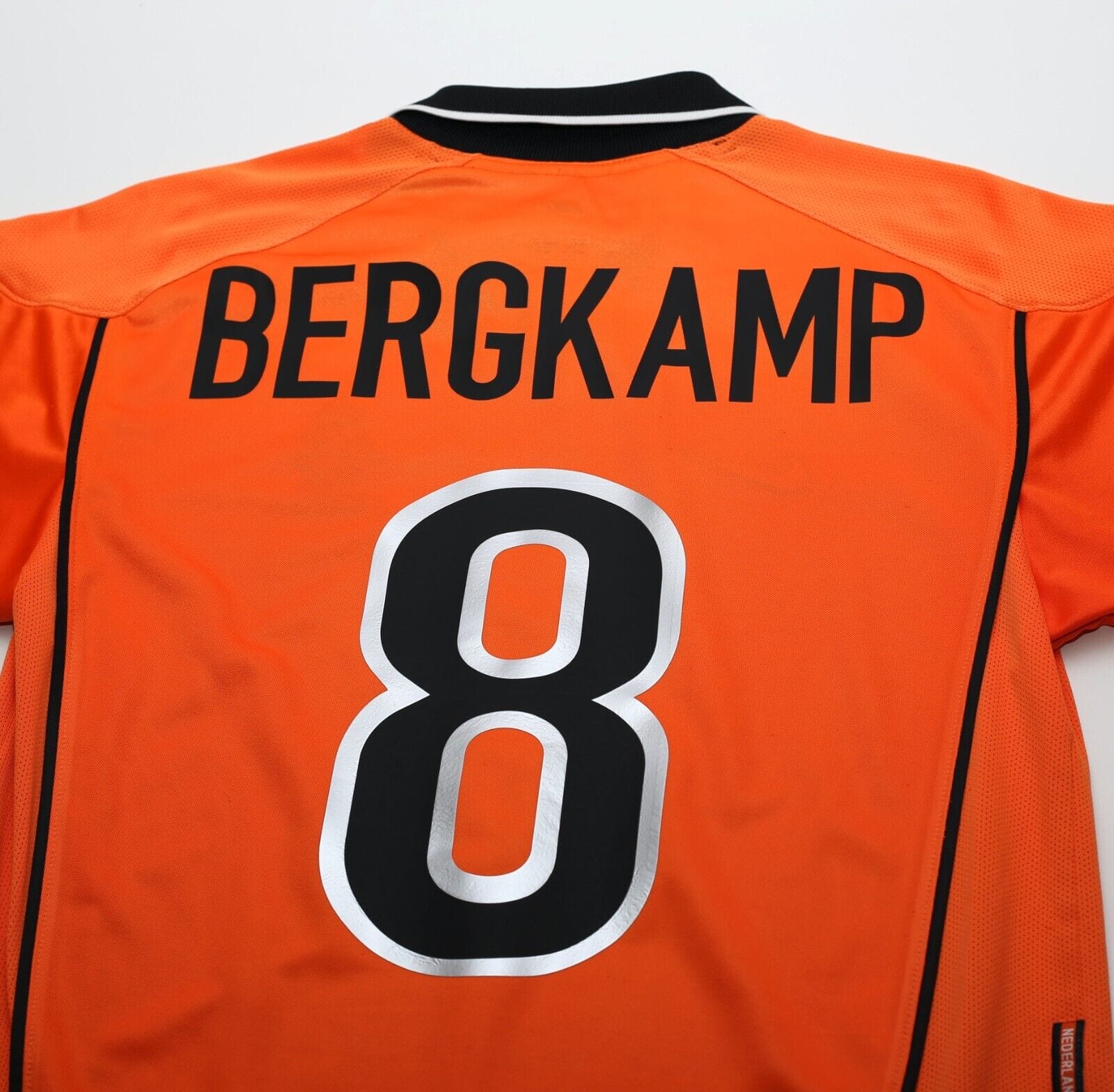 1998/00 BERGKAMP #8 Holland Vintage Nike WC 98 Home Football Shirt (S) Arsenal