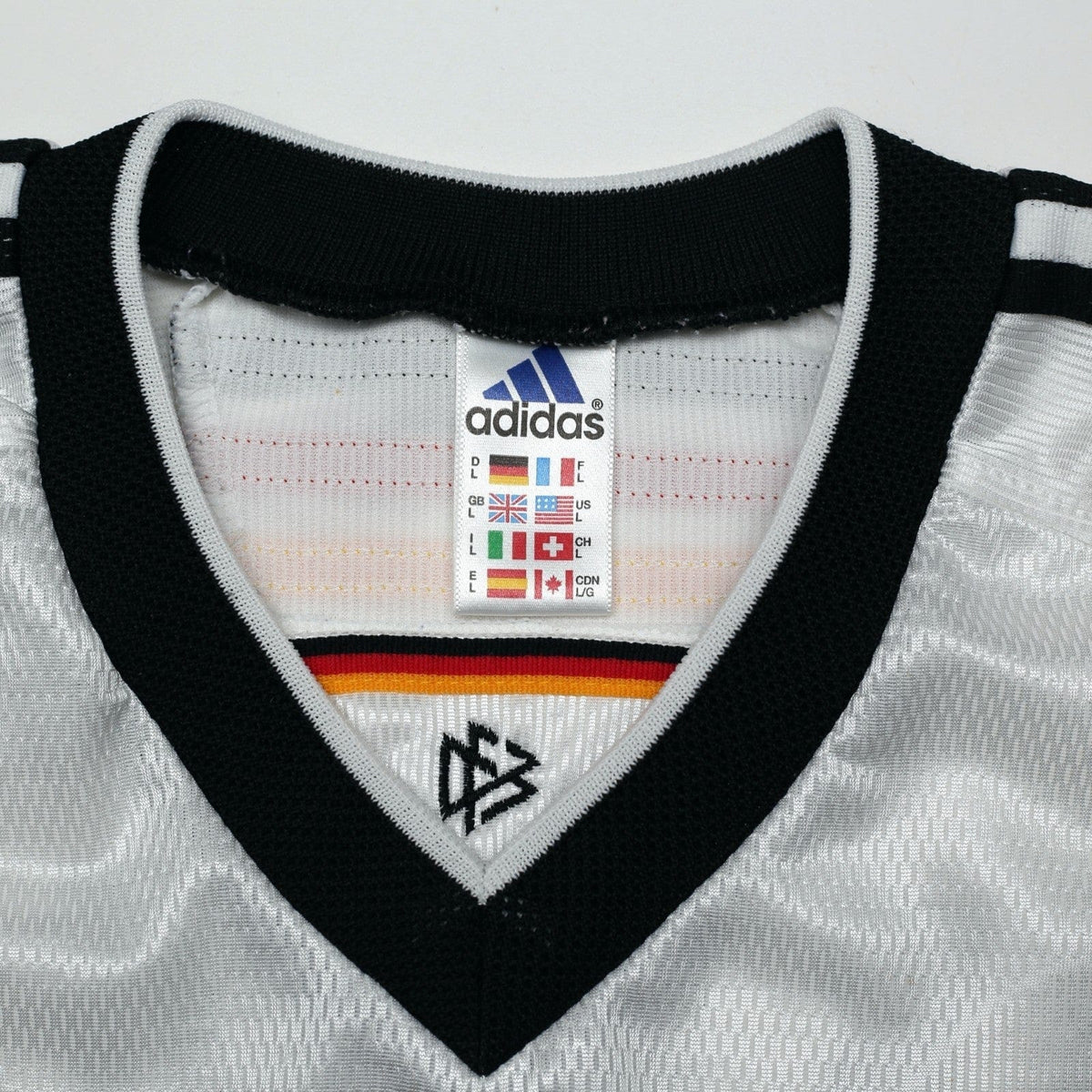 1998/00 Bierhoff #20 Germany Vintage adidas Home Football Shirt (L) WC 98