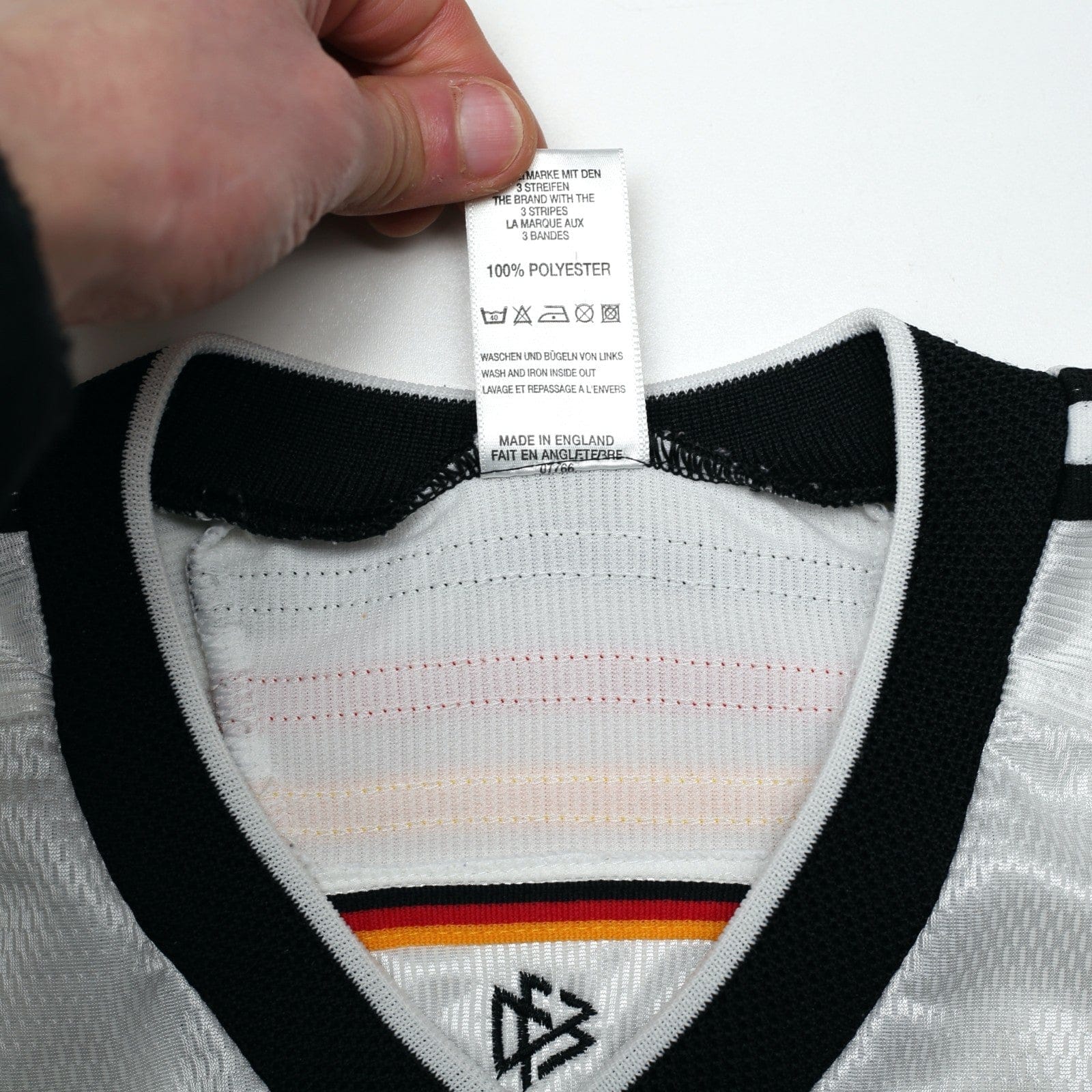 1998/00 Bierhoff #20 Germany Vintage adidas Home Football Shirt (L) WC 98