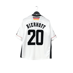 1998/00 Bierhoff #20 Germany Vintage adidas Home Football Shirt (L) WC 98