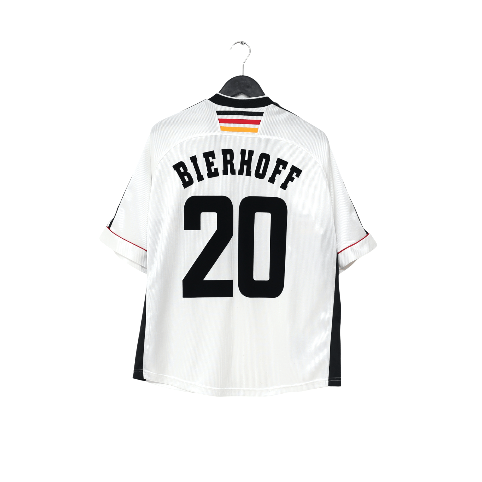 1998/00 Bierhoff #20 Germany Vintage adidas Home Football Shirt (L) WC 98