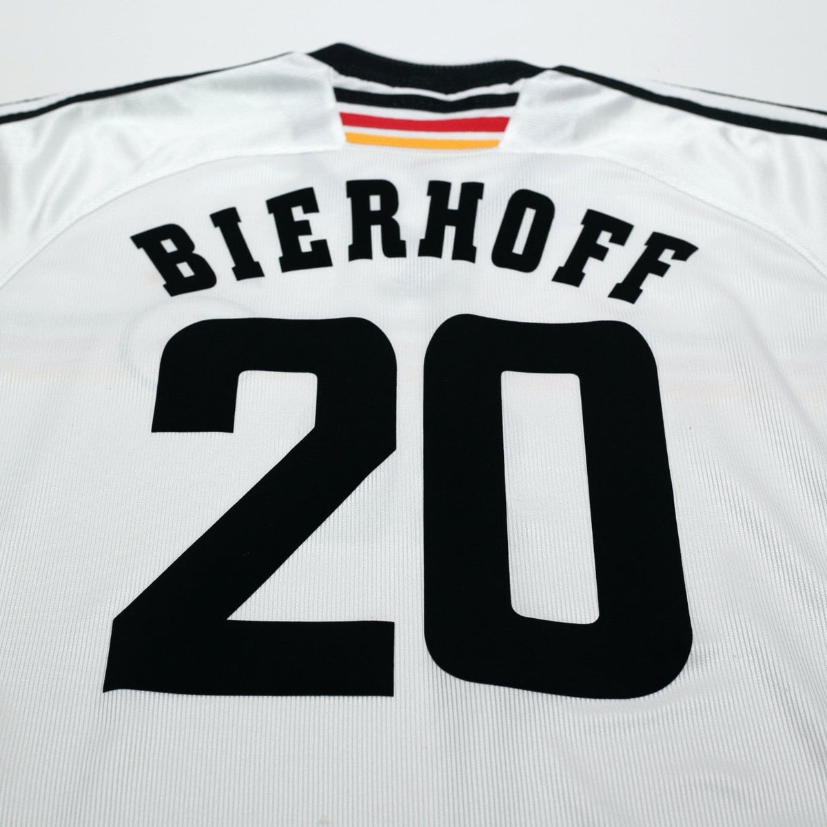 1998/00 Bierhoff #20 Germany Vintage adidas Home Football Shirt (L) WC 98