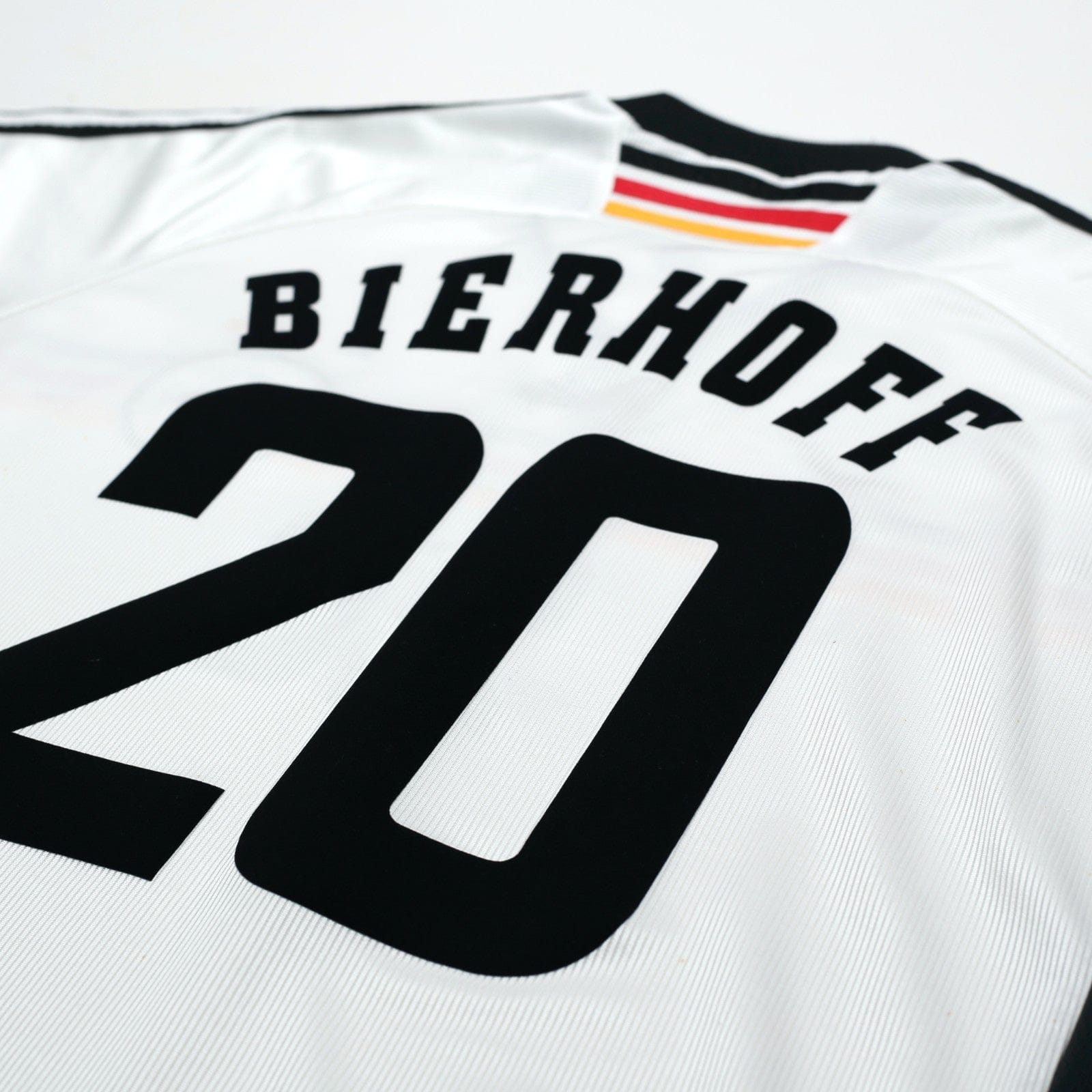 1998/00 Bierhoff #20 Germany Vintage adidas Home Football Shirt (L) WC 98