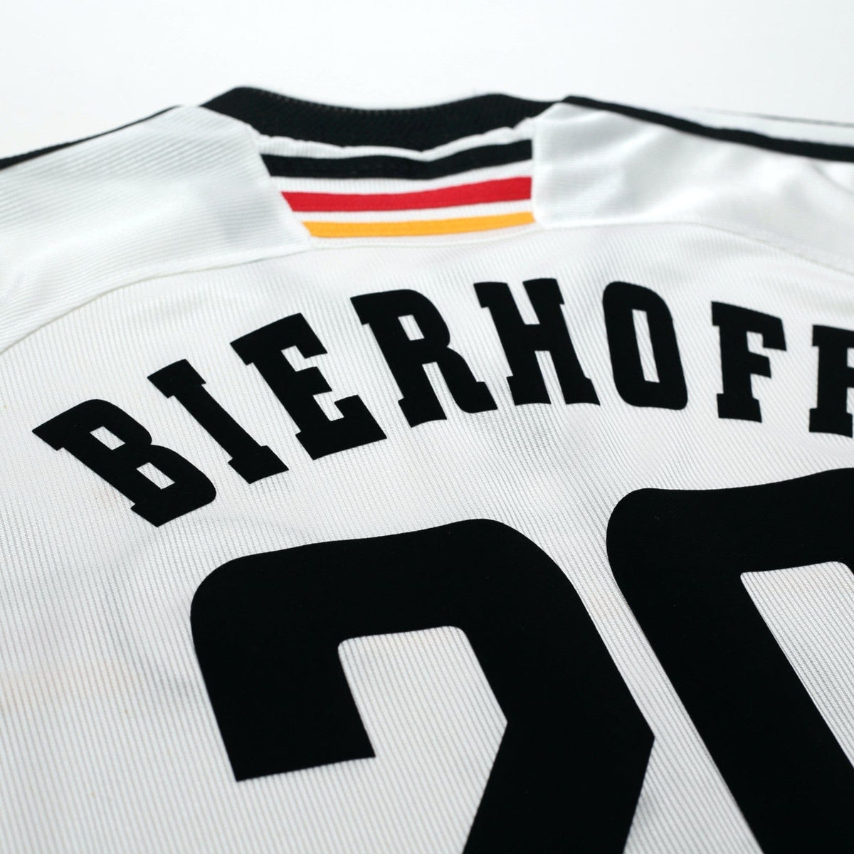 1998/00 Bierhoff #20 Germany Vintage adidas Home Football Shirt (L) WC 98