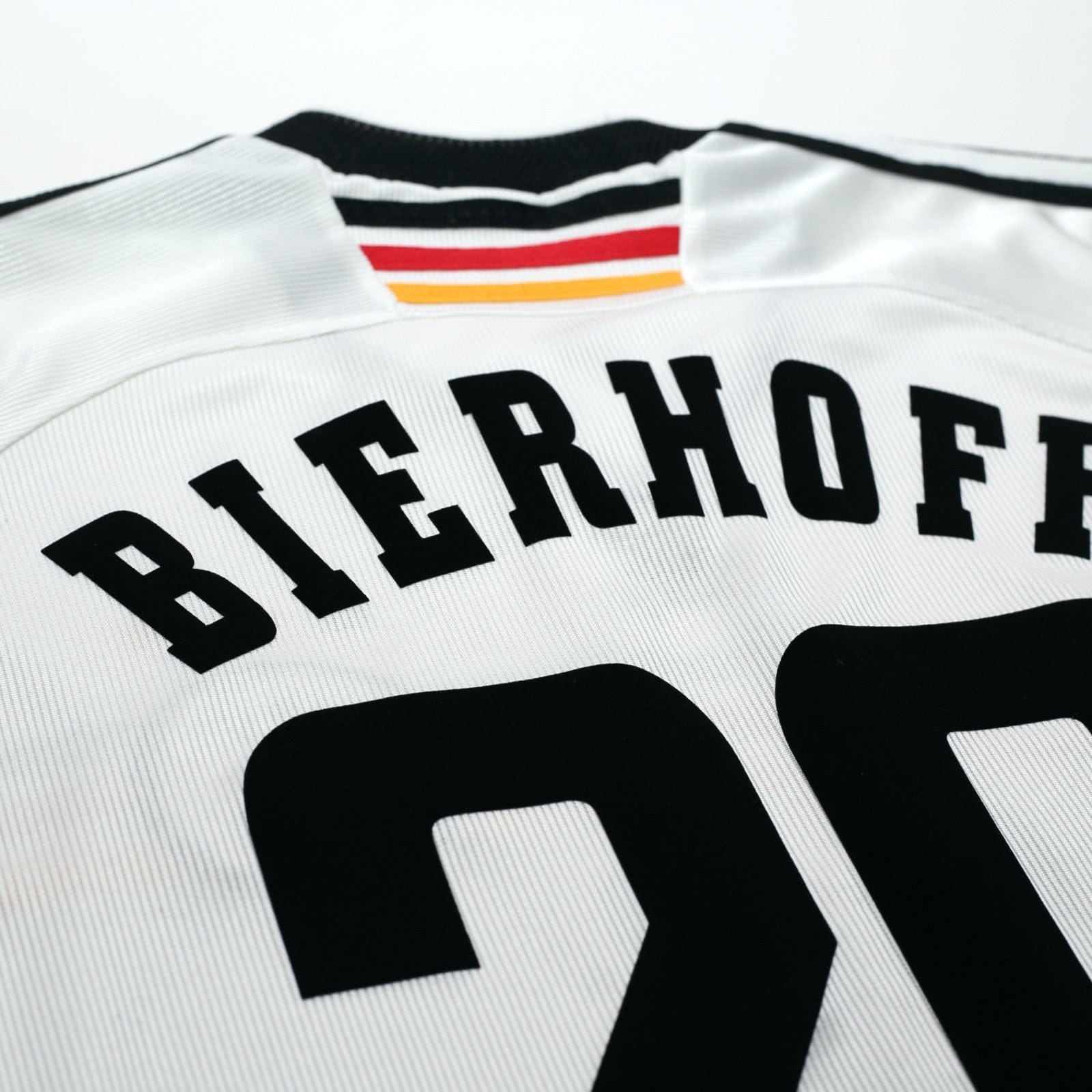 1998/00 Bierhoff #20 Germany Vintage adidas Home Football Shirt (L) WC 98