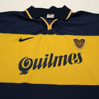 1998/00 Boca Juniors Vintage Nike Home Football Shirt (L/XL)