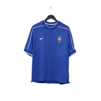 1998/00 BRAZIL Vintage Nike Away Football Shirt (L) WC 98