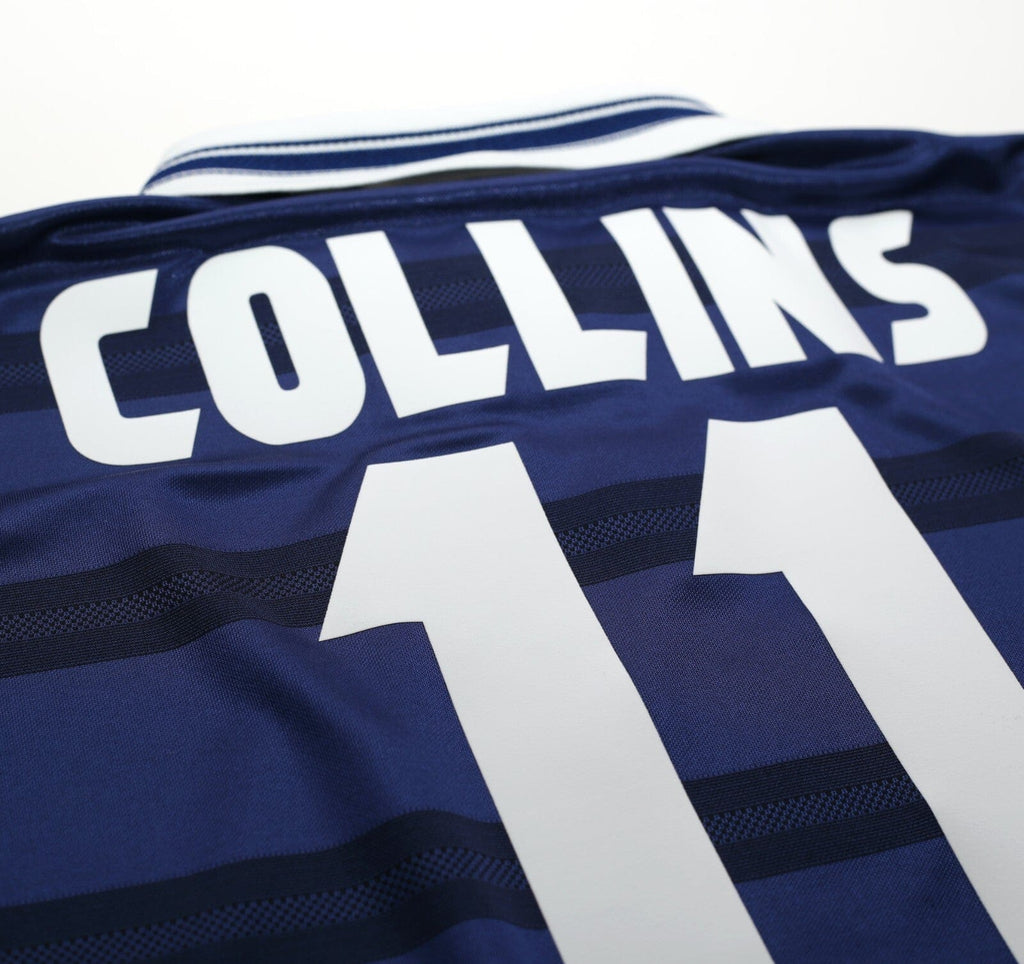 1998/00 COLLINS #11 Scotland Vintage Umbro Home Football Shirt (L) 1998 WC