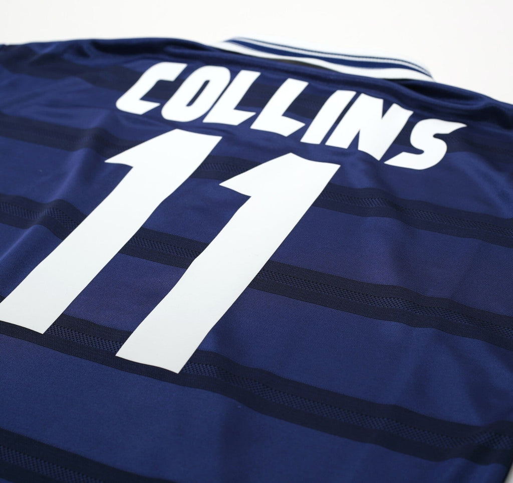 1998/00 COLLINS #11 Scotland Vintage Umbro Home Football Shirt (L) 1998 WC