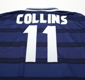 1998/00 COLLINS #11 Scotland Vintage Umbro Home Football Shirt (L) 1998 WC