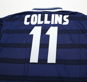 1998/00 COLLINS #11 Scotland Vintage Umbro Home Football Shirt (L) 1998 WC