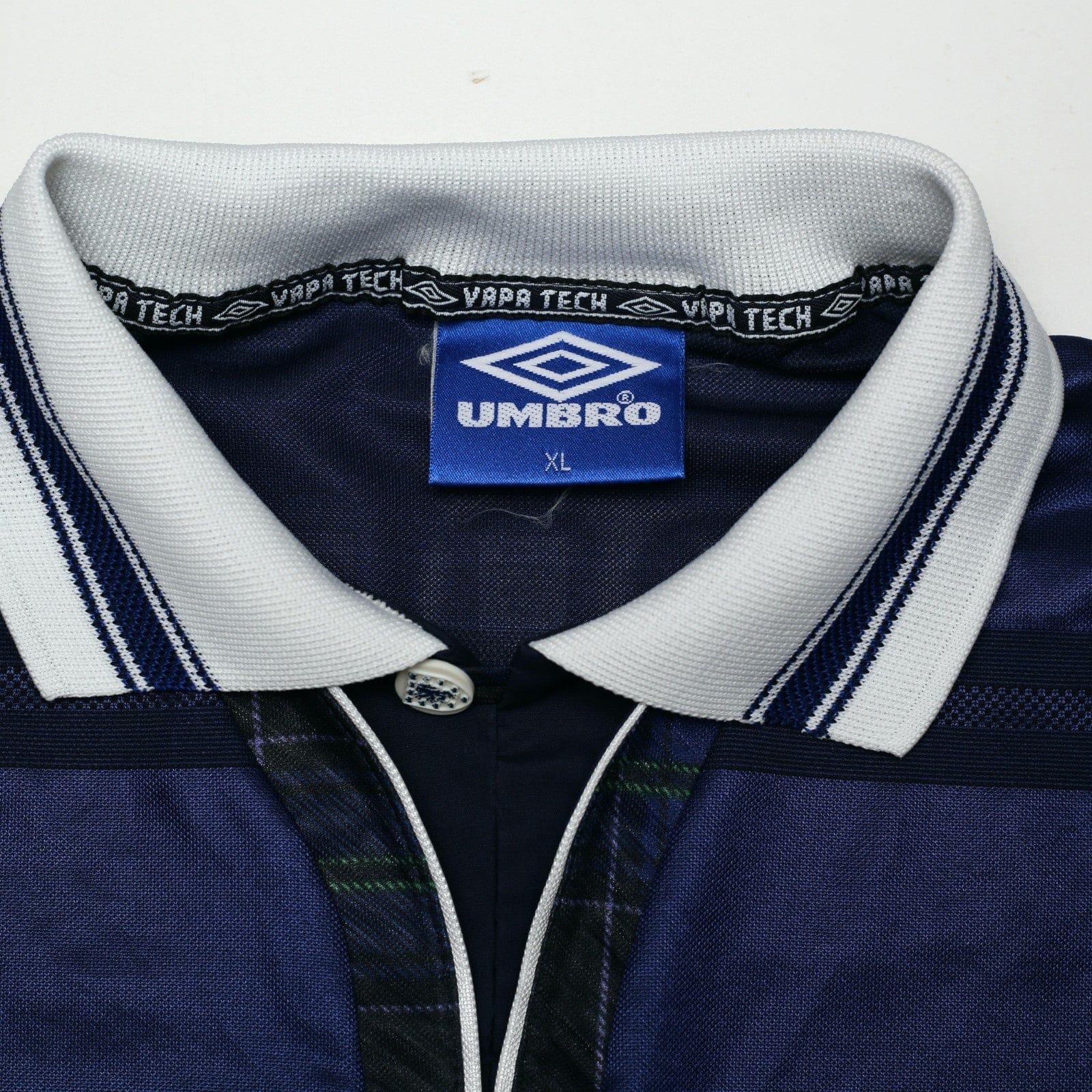 1998/00 Collins #11 Scotland Vintage Umbro Home Football Shirt (XL) 1998 WC