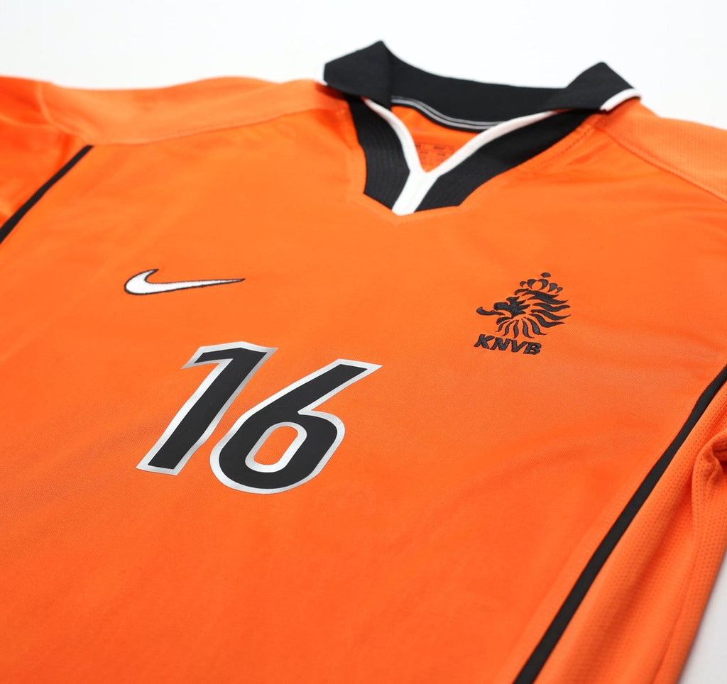 1998/00 DAVIDS #16 Holland Vintage Nike Home Football Shirt (S) Netherlands